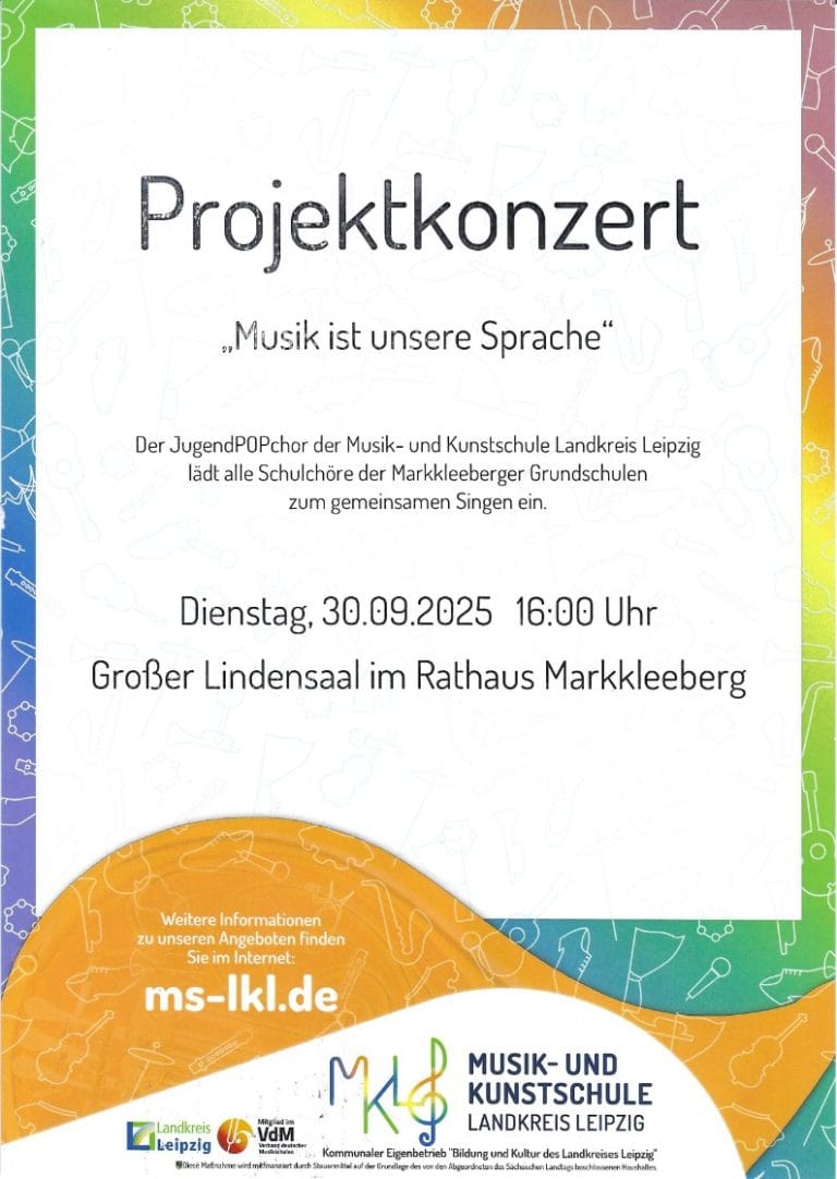 Einladung zum Chorkonzert – die Grumami ist mit dabei…
